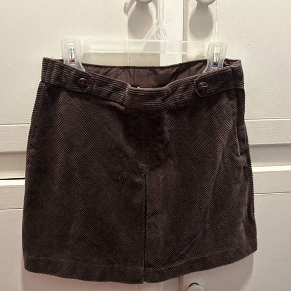 Janie and Jack Girls Brown Corduroy Adjustable Waist Skirt Size 10 NWT - Picture 3 of 5